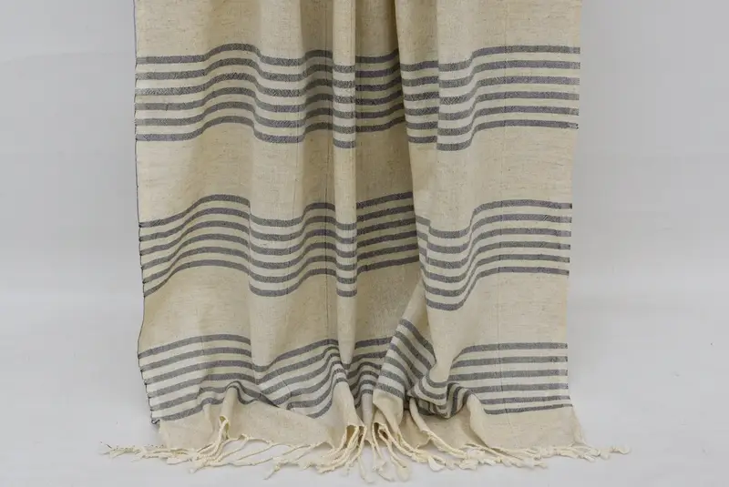 70x40 Linen Striped Towel, Quick-dry towel, Personalized Wedding Gift, Thin towel, Spa Gift Towel, Handwoven Turkish bath towel, House Warming Gift - 6