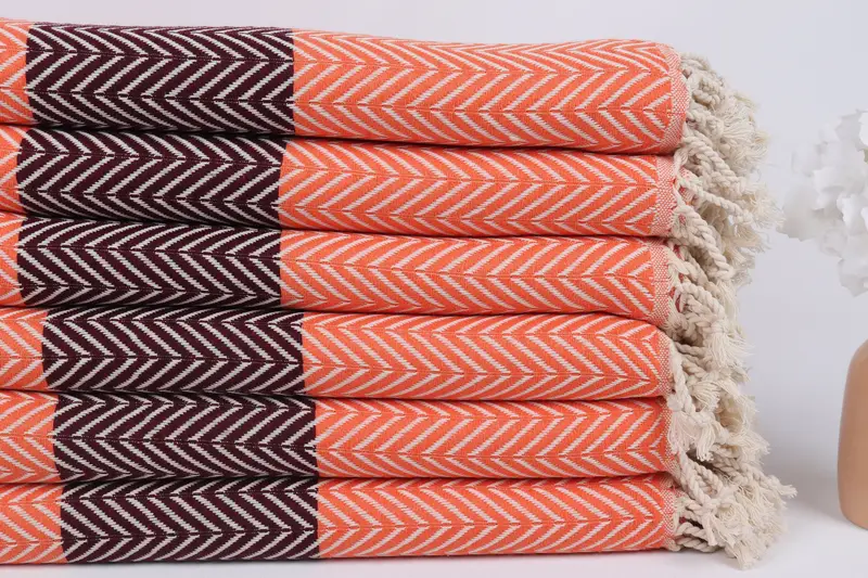 70x40 Cotton Chevron Towel, Travel Towel, Custom Bath Towel, Absorbent towel, Bridesmaid Gifts Personalized, Best Beach Towel, Custom Wedding Gifts - 3
