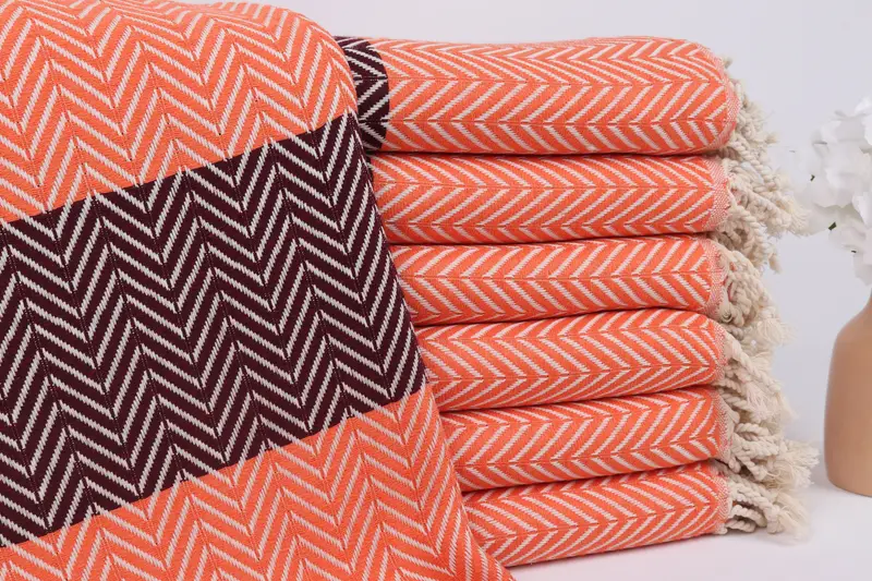 70x40 Cotton Chevron Towel, Travel Towel, Custom Bath Towel, Absorbent towel, Bridesmaid Gifts Personalized, Best Beach Towel, Custom Wedding Gifts - 1