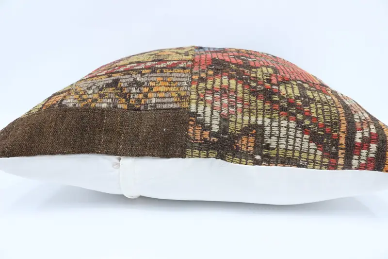 Antique Pillows, Gift Pillow, Interior Designer Pillow, Natural Pillow Cover, Cushion, Kilim Rug Cushion, 28x28 Red Pillow Cover, Seat Pillow Case - 5