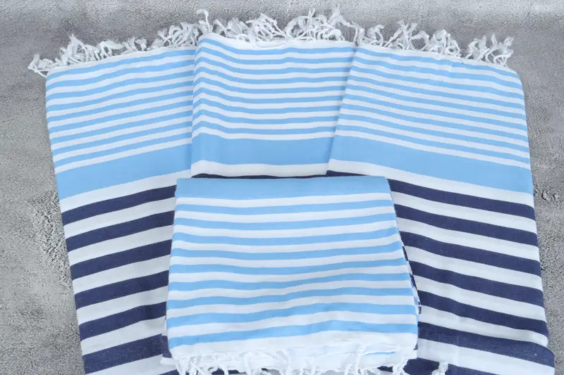 Personalized Wedding Gift, Engagement Gift, 68x36 Cotton Striped Towel, Peshtemal Towel USA, Personalized Beach Towel, Monogram Beach Towel - 4