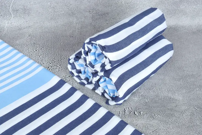 Personalized Wedding Gift, Engagement Gift, 68x36 Cotton Striped Towel, Peshtemal Towel USA, Personalized Beach Towel, Monogram Beach Towel - 8