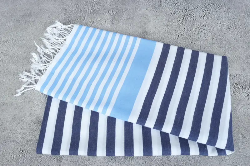 Personalized Wedding Gift, Engagement Gift, 68x36 Cotton Striped Towel, Peshtemal Towel USA, Personalized Beach Towel, Monogram Beach Towel - 6