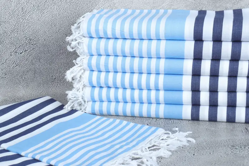 Personalized Wedding Gift, Engagement Gift, 68x36 Cotton Striped Towel, Peshtemal Towel USA, Personalized Beach Towel, Monogram Beach Towel - 2