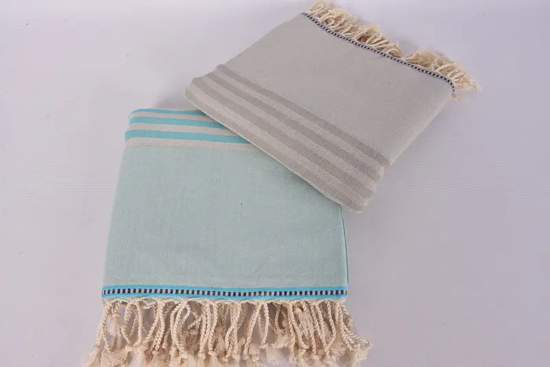 70x40 Cotton Striped Towel, Bachelor Party Favors, Wedding Favors, Bachelorette Towel, Bridemaids Beach Towel, Bridal Shower Favors, Organic towel - 6