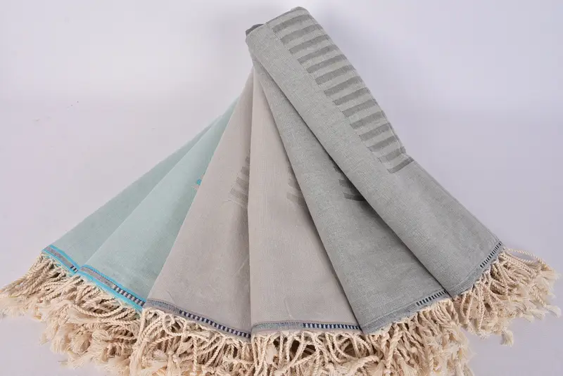 70x40 Cotton Striped Towel, Bachelor Party Favors, Wedding Favors, Bachelorette Towel, Bridemaids Beach Towel, Bridal Shower Favors, Organic towel - 4