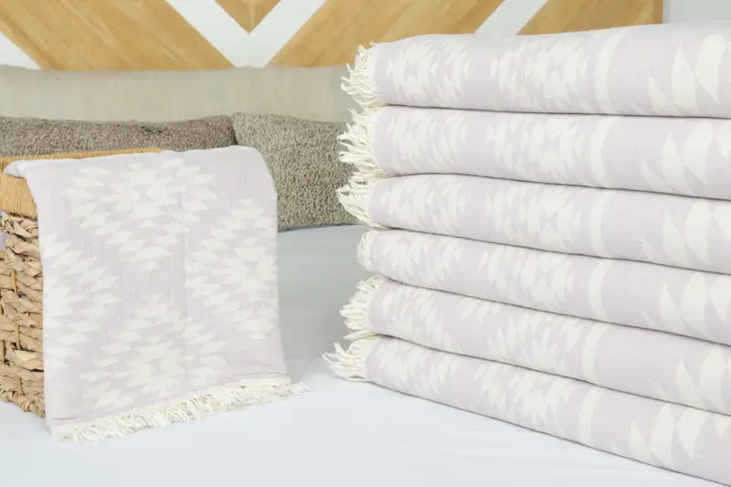 Bachelorette Party Gifts Bridesmaids, Bedspread, Boho Throw Blankets, 84x56 Cotton Kilim Towel, Turkish Blanket, Extra Large Tablecloth - 4