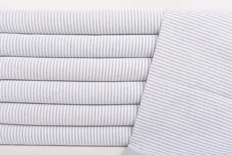 Bridesmaid Gifts, Monogrammed Hand Towel, Xmas Gifts, Small Bath Towels, Towel With Name, 40x18 Cotton Striped Towel, Personalized Gift For Him - 2