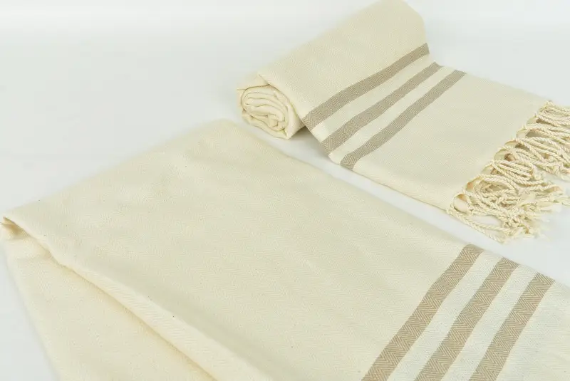 Bachelorette Party Favors, Wedding Towel, 70x40 Cotton Striped Towel, Family Gift Basket, Yoga Towel, Cotton towel, Bachelor Gift, Personalized Gift - 7