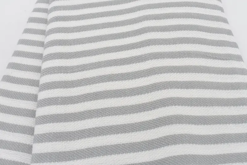 Throw Blanket, Bride Gift, Bridesmaid Gifts, 104x76 Cotton Striped Towel, Turkish Bedspread, Wedding Anniversary Gift, Woven Throw Blanket - 5