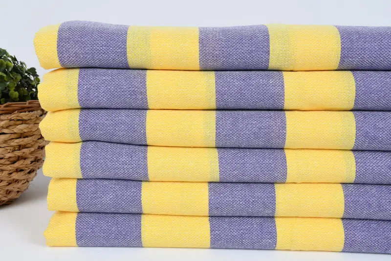 Turkish Towel Hand Towel, Personalized Gifts, Summer Gift, Monogram Kitchen Towel, Home Decor Towel, 40x18 Cotton Striped Towel, Housewarming Gift - 2