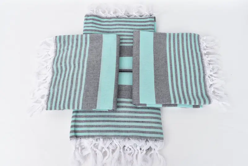 Personalized Turkish Towel, Bachelorette Party Favor, Personalized Wedding Gift, 68x36 Cotton Striped Towel, Guest Towel, Custom Wedding Gifts - 6