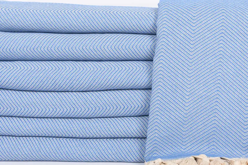 Turkish Blanket Throw, Custom Wedding Gifts, Throw Blankets, Best Wedding Gift, Monogram Blanket, Woven Throw Blanket, 84x68 Cotton Zig zag Towel - 2