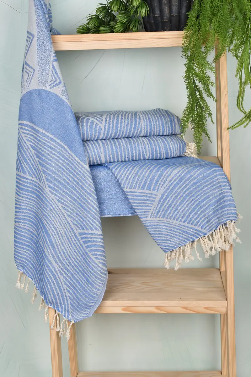 Sand-Resistant Peshtemal, Turkish Towel USA, Boyfriend Christmas Gift, Wedding Towel, Gym Towel, Handmade Gift, Bachelorette Party Gifts Bridesmaids - 7
