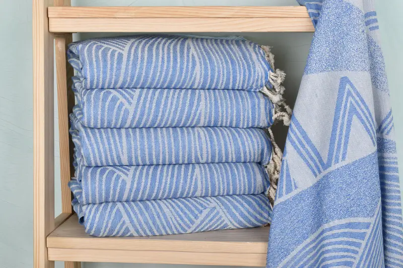 Sand-Resistant Peshtemal, Turkish Towel USA, Boyfriend Christmas Gift, Wedding Towel, Gym Towel, Handmade Gift, Bachelorette Party Gifts Bridesmaids - 2