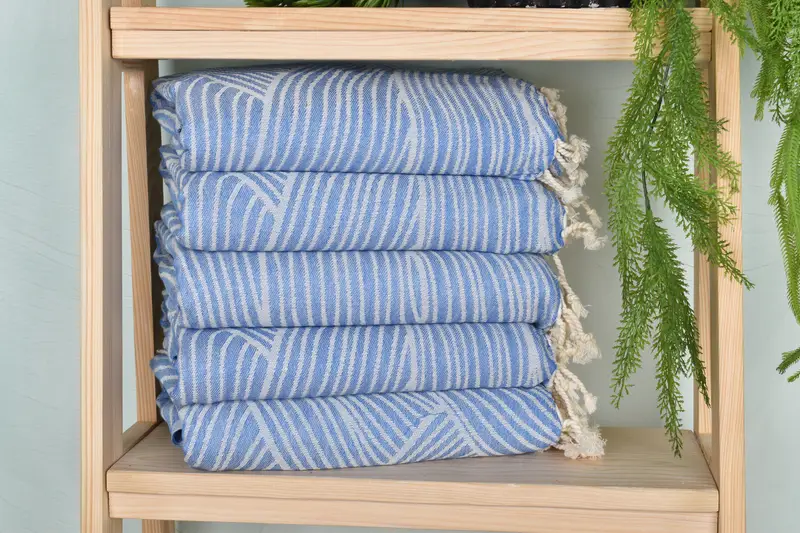 Sand-Resistant Peshtemal, Turkish Towel USA, Boyfriend Christmas Gift, Wedding Towel, Gym Towel, Handmade Gift, Bachelorette Party Gifts Bridesmaids - 3