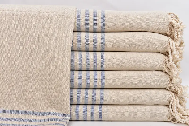 Yoga Towel, Wedding For Favor, 68x36 Cotton Striped Towel, Fringed Turkish towel for poolside, Bachelorette Gifts, Bridesmaid Gift, Bachelor Gifts - 1
