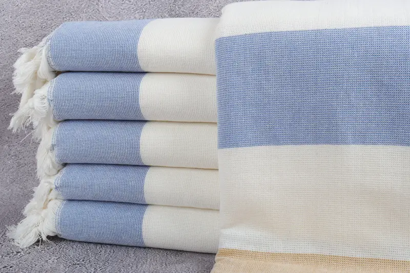 Monogram Turkish Towel, Gym Towel, Custom Wedding Gift, Wedding Gift Ideas, 70x36 Cotton Striped Terry Towel, Custom Gift, Bachelorette Beach Towel - 1