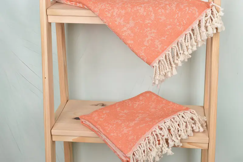 Gift For Her, Eco-Friendly Turkish Towel, Beach towel, House Warming Gift, 70x40 Cotton Turtle Design Towel, Handmade Gift, Best Wedding Gift - 6