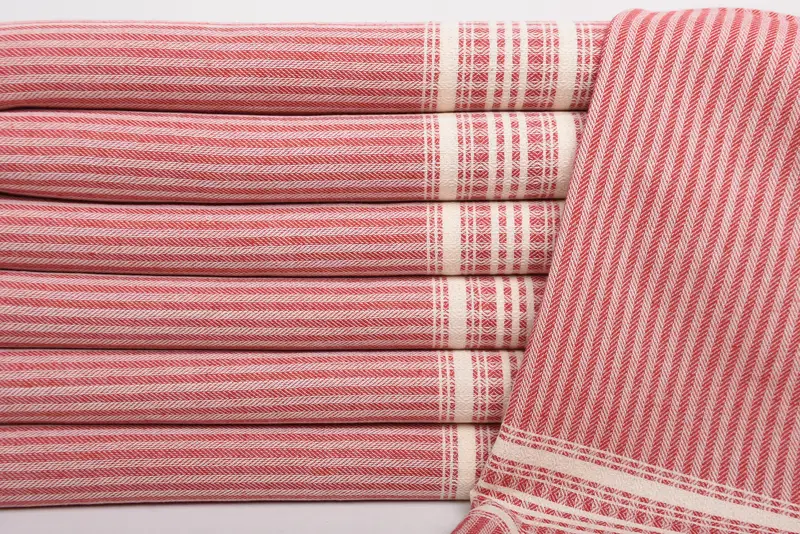 40x18 Cotton Striped Towel, Gift For The Home Decor, Bridesmaid Gifts, Gift For The Home, Bathroom Towels, Custom Gifts, Kitchen Towel, Spa Towel - 2