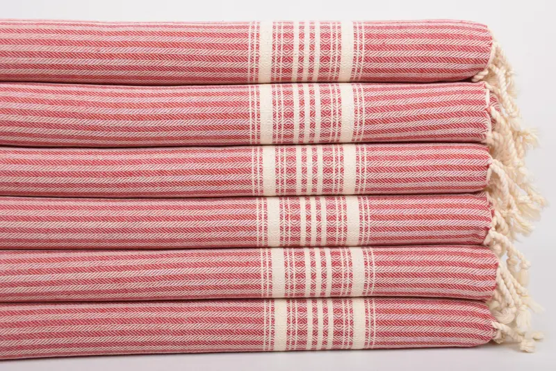40x18 Cotton Striped Towel, Gift For The Home Decor, Bridesmaid Gifts, Gift For The Home, Bathroom Towels, Custom Gifts, Kitchen Towel, Spa Towel - 3