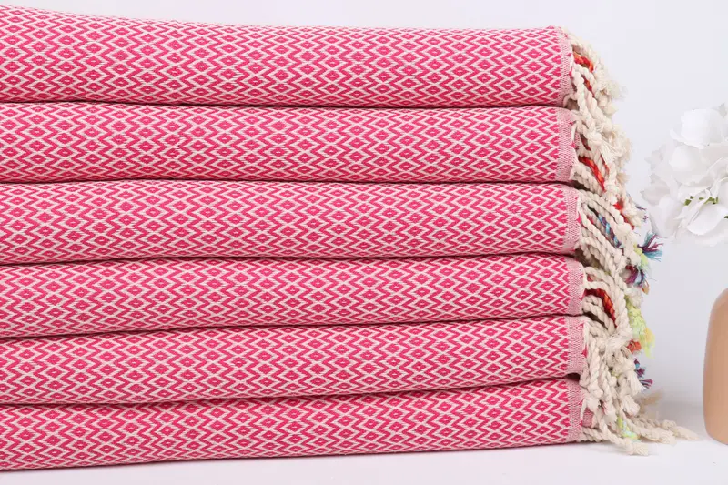 Beach Towel Bulk, Custom Wedding Towel, Monogram Beach Towel, 70x40 Cotton Diamond Towel, Personalized Gift For Her, Beach towel, Embroidered Towel - 3