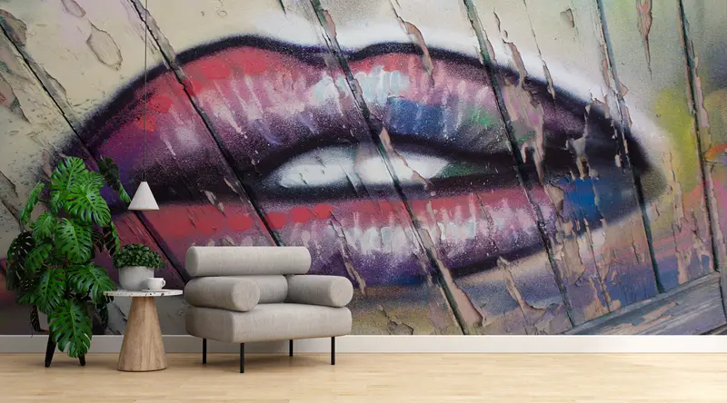 Graffiti Wall Mural,3d Wall Paper,Erotic Wall Poster,Modern Wall Paper,Custom Wall Paper,Abstract Wall Painting,Woman Mural, - 6