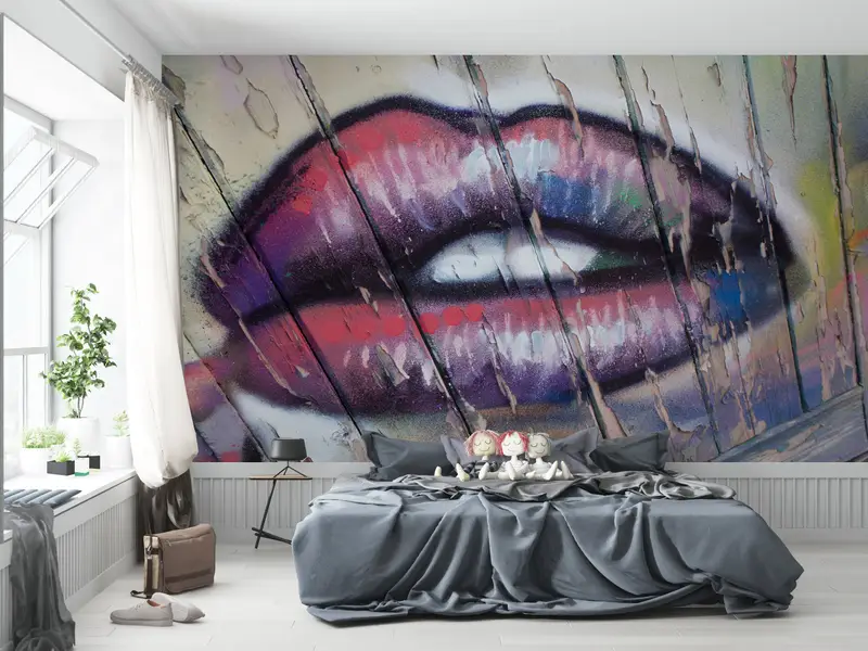 Graffiti Wall Mural,3d Wall Paper,Erotic Wall Poster,Modern Wall Paper,Custom Wall Paper,Abstract Wall Painting,Woman Mural, - 10