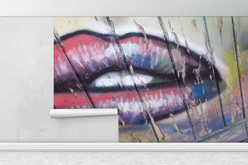 Graffiti Wall Mural,3d Wall Paper,Erotic Wall Poster,Modern Wall Paper,Custom Wall Paper,Abstract Wall Painting,Woman Mural, - 1