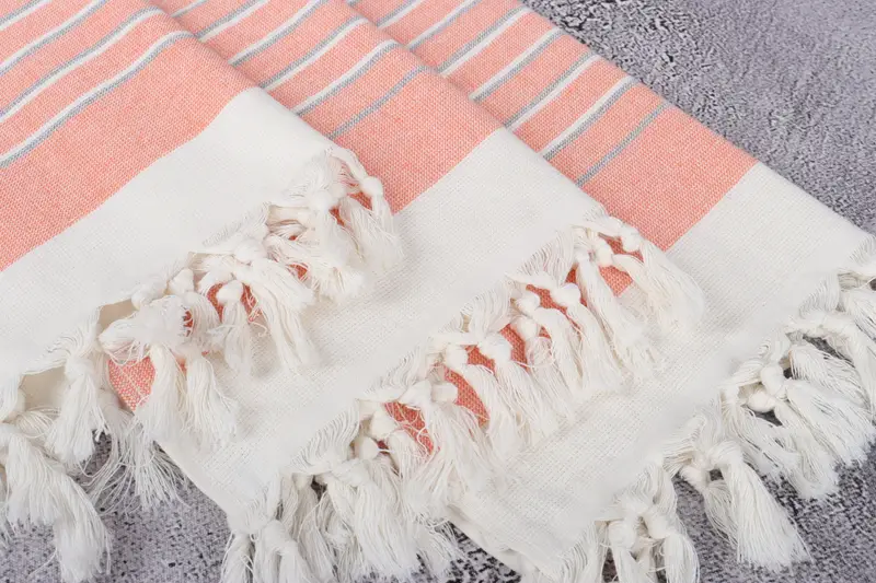 Organic Towel, Wedding Favors, 36x18 Cotton Striped Terry Towel, Bridesmaid Favors, Personalized Dish Towel, Bachelorette Towel, Small Bath Towels - 5