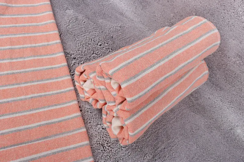 Organic Towel, Wedding Favors, 36x18 Cotton Striped Terry Towel, Bridesmaid Favors, Personalized Dish Towel, Bachelorette Towel, Small Bath Towels - 8