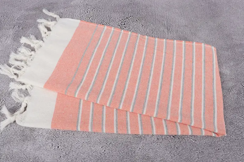 Organic Towel, Wedding Favors, 36x18 Cotton Striped Terry Towel, Bridesmaid Favors, Personalized Dish Towel, Bachelorette Towel, Small Bath Towels - 6