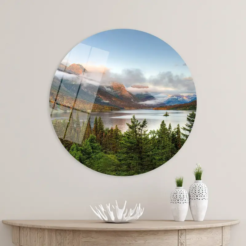 Montana's Wild Goose Island Forest Canvas Print - Nature Art