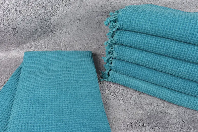 Personalized Gifts, Custom Wedding Gifts, Turkish Towel Beach Blanket, Unique Gift, Personalized Blanket, 92x68 Cotton Waffle Towel, Organic Throw - 2