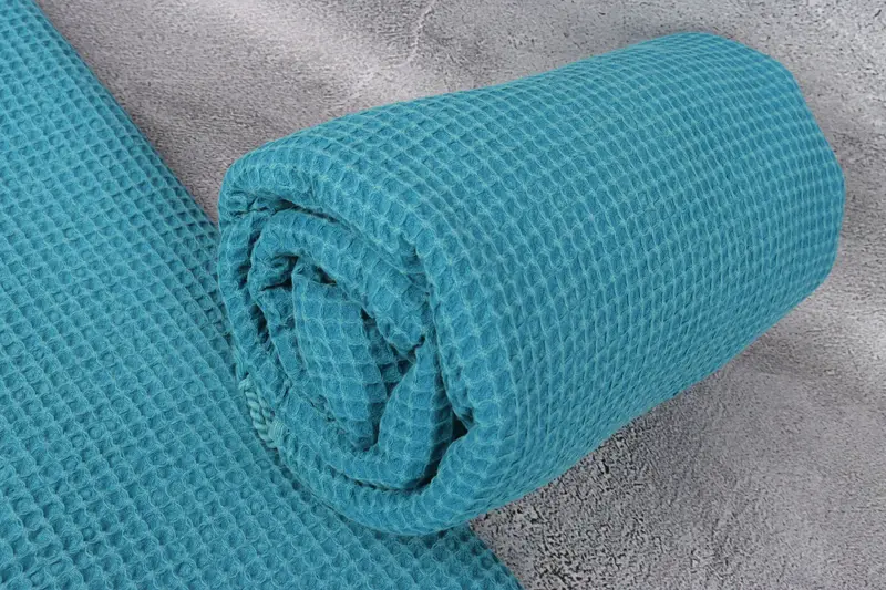 Personalized Gifts, Custom Wedding Gifts, Turkish Towel Beach Blanket, Unique Gift, Personalized Blanket, 92x68 Cotton Waffle Towel, Organic Throw - 7