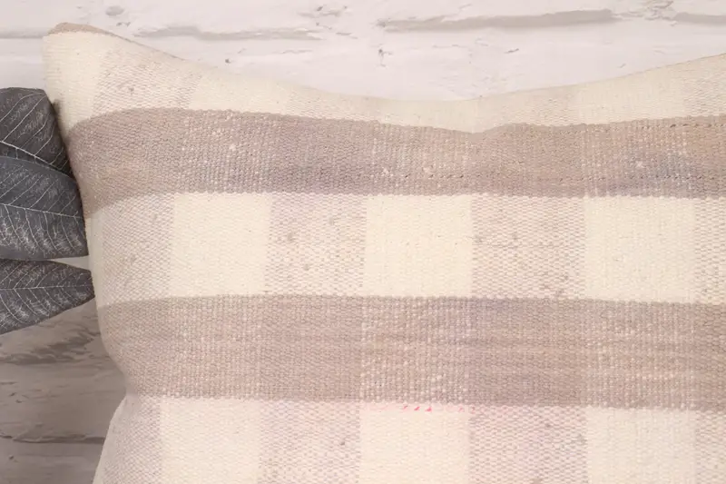 Vintage Pillow, Interior Designer Pillow, Handwoven Pillow Cover Cushion Cover, Turkish Pillow, 20x20 Brown Pillow Case, Pillow, Indoor Cushion Case - 2
