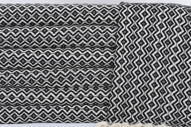 Gift For Him, 36x18 Cotton Diamond Towel, Wedding Gift, Bathroom Towels, Gift For Wedding Day, Bachelorette Party Favor, Monogram Hand Towel - 2