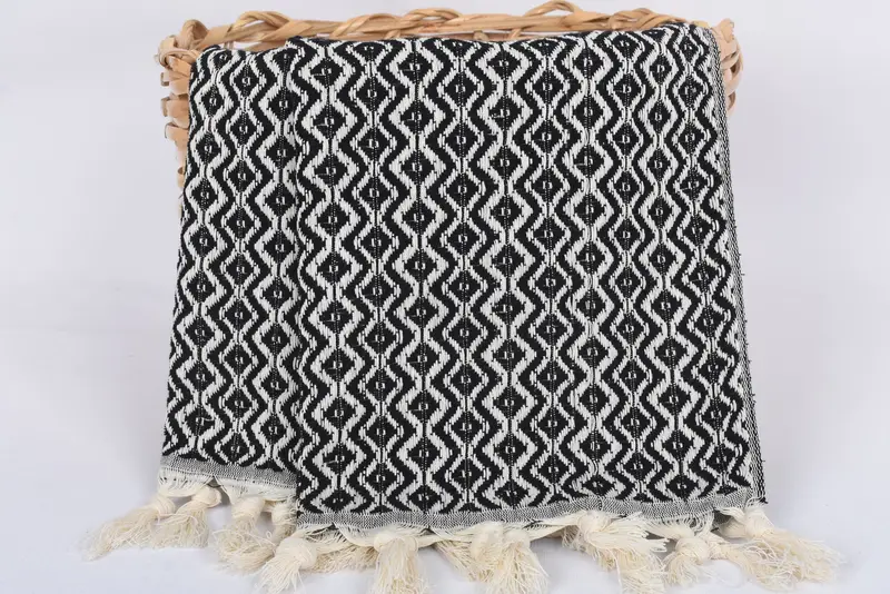 Gift For Him, 36x18 Cotton Diamond Towel, Wedding Gift, Bathroom Towels, Gift For Wedding Day, Bachelorette Party Favor, Monogram Hand Towel - 5