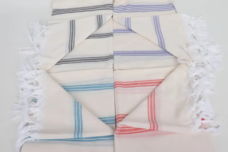 Fouta towel, Birthday Gift, Embroidered Towel, Wedding Anniversary Gift, 70x40 Cotton Striped Towel, Custom Turkish Towel, Bridesmaid Gift Towel - 4