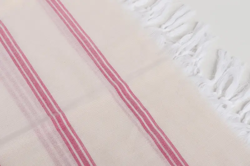 Fouta towel, Birthday Gift, Embroidered Towel, Wedding Anniversary Gift, 70x40 Cotton Striped Towel, Custom Turkish Towel, Bridesmaid Gift Towel - 5