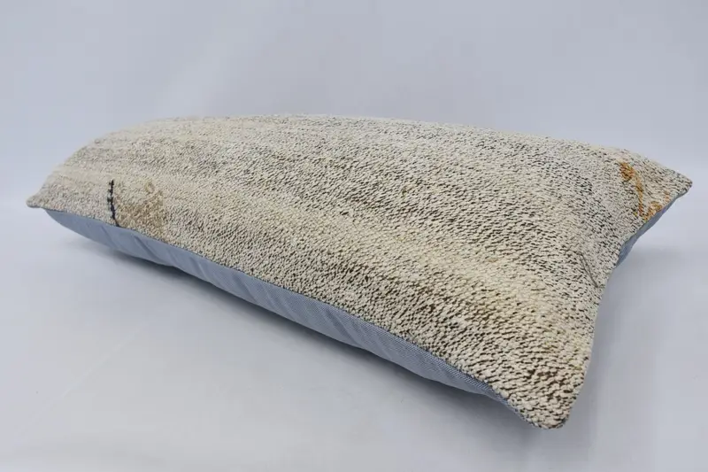 Pillow for Couch, Vintage Kilim Pillow, Vintage Pillow, Designer Throw Cushion Cover, Pillow, 16x36 White Pillow, Shabby Chic Pillow Cover - 5