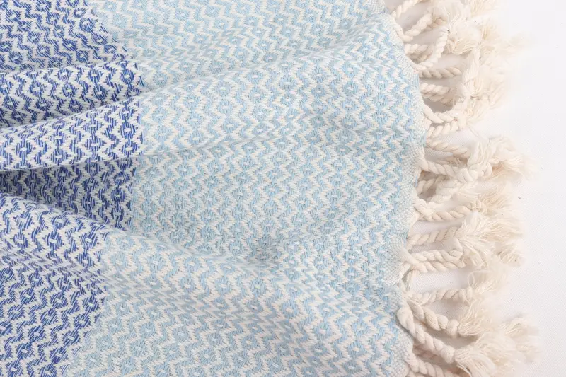 70x40 Cotton Diamond Towel, House Warming Gift, Sand-Resistant Peshtemal, Scarf Towel, Gift For Him, Turkish towel, Personalized Beach Towel - 8