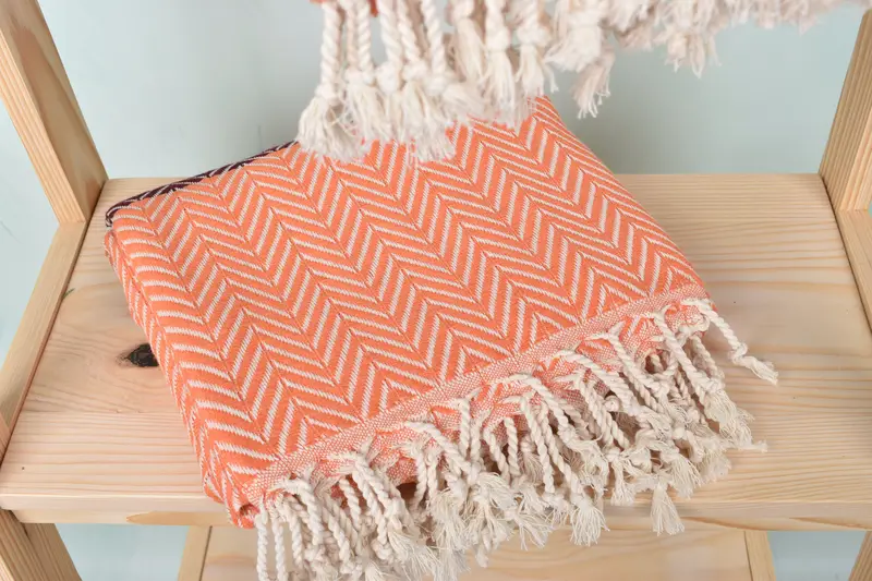 Bachelorette Party Gift, Turkish Towel USA, Wedding Gift, 70x40 Cotton Chevron Towel, Gift For Mom, Organic cotton Turkish peshtemal towel - 5