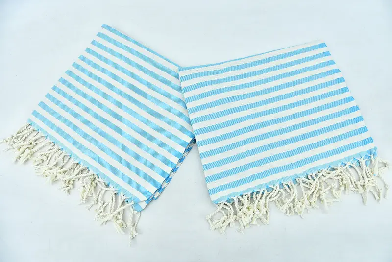 El yapımı hediye, 40x24 pamuklu çizgili havlu, monogram el havlu, kişiselleştirilmiş Türk havlu, toplu sipariş havlu, küçük banyo havlu, Türk çay havlu - 6