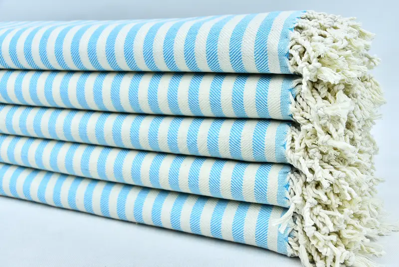 El yapımı hediye, 40x24 pamuklu çizgili havlu, monogram el havlu, kişiselleştirilmiş Türk havlu, toplu sipariş havlu, küçük banyo havlu, Türk çay havlu - 3