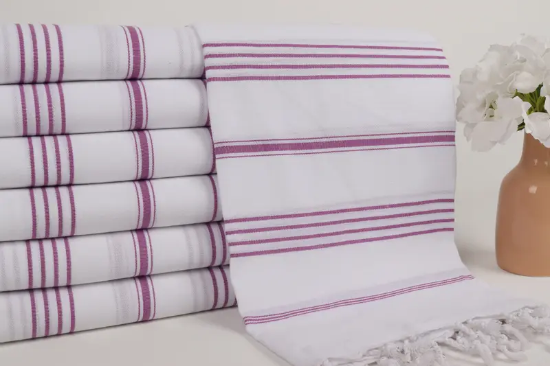70x40 Cotton Striped Towel, Wedding Favors, Sand-resistant Turkish towel for the beach, Luxury towel, Sand-resistant towel, Bachelor Party Gifts - 2