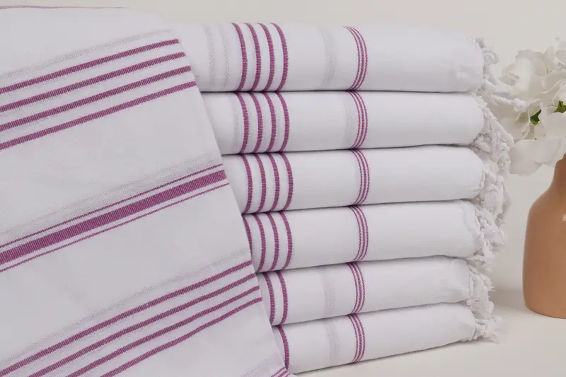 70x40 Cotton Striped Towel, Wedding Favors, Sand-resistant Turkish towel for the beach, Luxury towel, Sand-resistant towel, Bachelor Party Gifts - 1