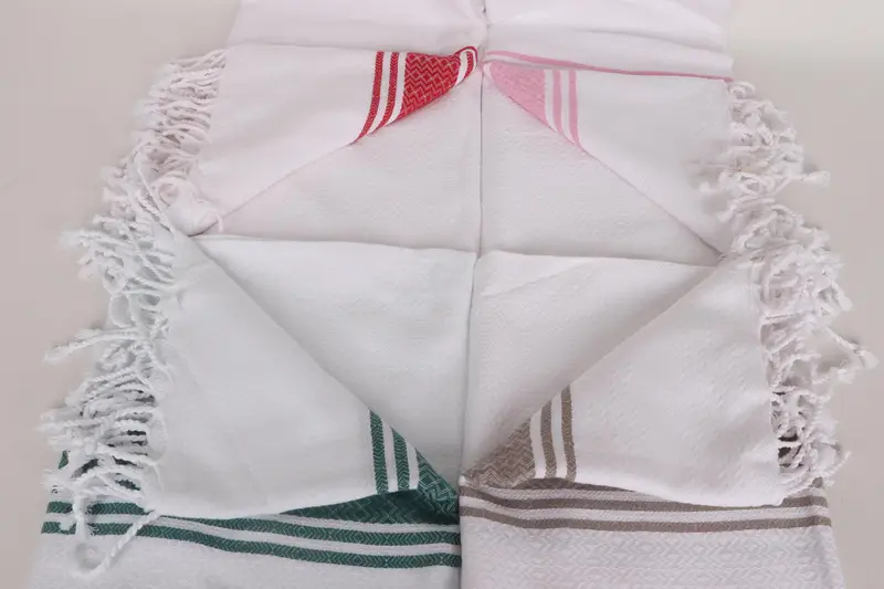 Absorbent Turkish towel, Turkish Towel USA, Embroidery Towel, 70x40 Cotton Striped Towel, Friends Beach Towel, Embroidery Towels, Luxury towel - 4