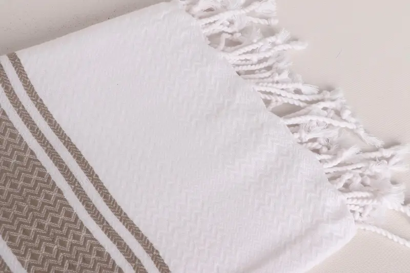 Absorbent Turkish towel, Turkish Towel USA, Embroidery Towel, 70x40 Cotton Striped Towel, Friends Beach Towel, Embroidery Towels, Luxury towel - 6