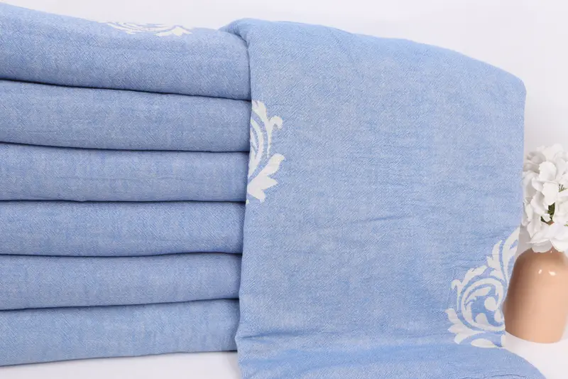 Bachelorette Gifts, Wedding Gift For Bride, 96x76 Cotton Baroque Towel, Woven Blanket, Personalized Home Gift Wedding, Bachelorette Party Favors - 3